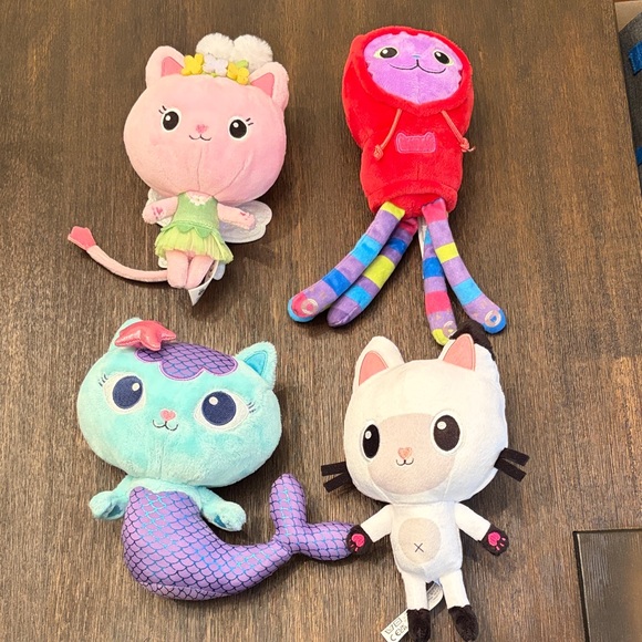 Gabby'S Dollhouse | Toys | Gabbys Dollhouse Stuffed Animals Set Of 4 ...